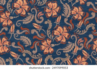 floral pattern in vector, suitable for fabric, clothing, covers, motifs, wallpaper, etc.