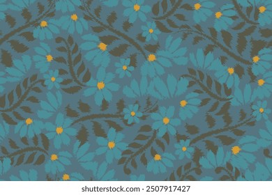 floral pattern in vector, suitable for fabric, clothing, covers, motifs, wallpaper, etc.
