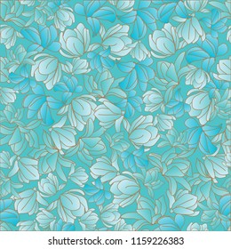 Floral Pattern in Vector. Summer background