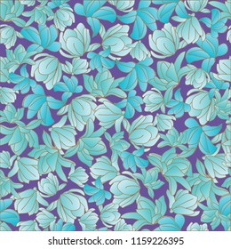 Floral Pattern in Vector. Summer background
