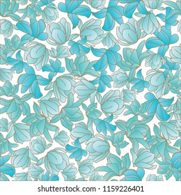 Floral Pattern in Vector. Summer background