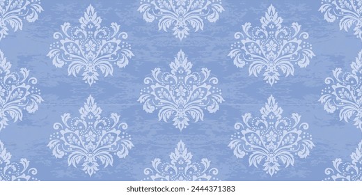 Floral pattern vector with two colors. Wallpaper design, paper wrapping, background, fabric. Vector seamless pattern with decorative climbing flowers.