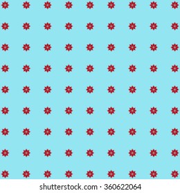 Floral pattern, vintage background in blue and pink tones