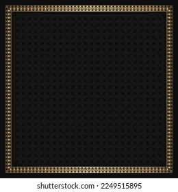 floral pattern, with vintage frame