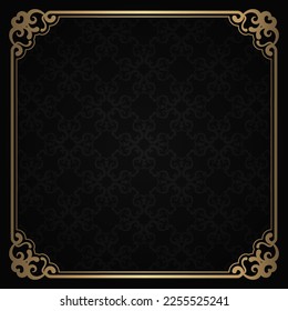 floral pattern, and vintage frame