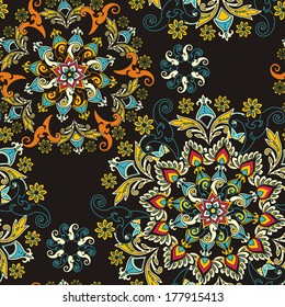 estampado floral de estilo vintage