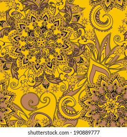 floral pattern in vintage style