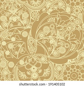 floral pattern in vintage style