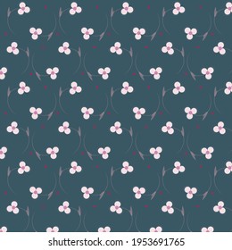 Floral pattern in vintage style