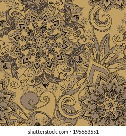 floral pattern in vintage style
