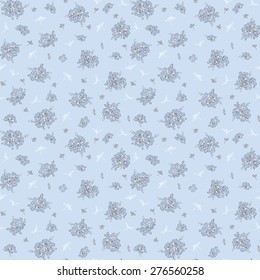 floral pattern in vintage style