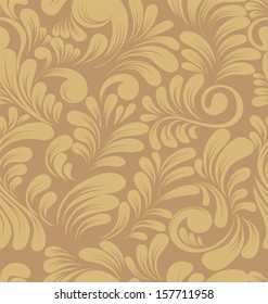 floral pattern. Vintage vector illustration.