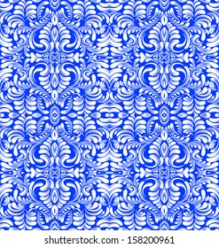 floral pattern. Vintage vector illustration.