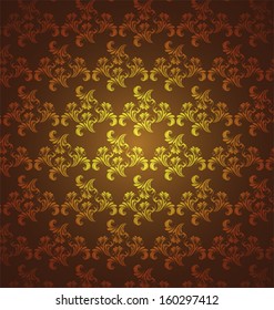 floral pattern. Vintage vector illustration.