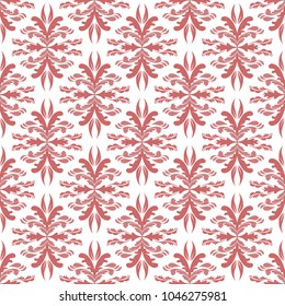 Floral pattern. Wallpaper baroque, damask. Seamless vector background