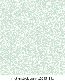 Floral pattern. Wallpaper baroque, damask. Seamless vector background.