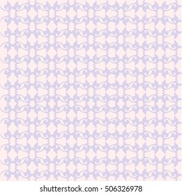 Floral pattern. Wallpaper baroque, damask. vector background. Purple and serenity color