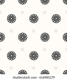 Floral pattern. Wallpaper baroque, damask. Seamless vector background. Black and white ornament. Graphic modern pattern.