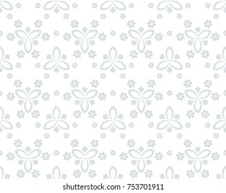 Floral pattern. Wallpaper baroque, damask. Seamless vector background. Graphic modern pattern.