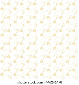 Floral pattern. Wallpaper baroque, Seamless vector background, black & white