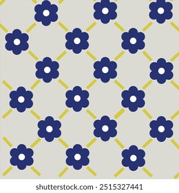 Floral pattern, wallpaper for clothes, shirts, dresses and textile products, handwoven fabric, vector illustration