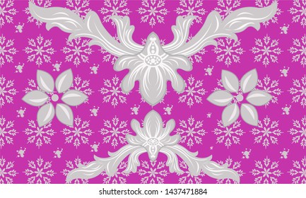 Floral pattern for wallpaper, prints design. Flower background