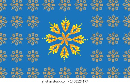 Floral Pattern Wallpaper Prints Design Flower Stock Vector (Royalty