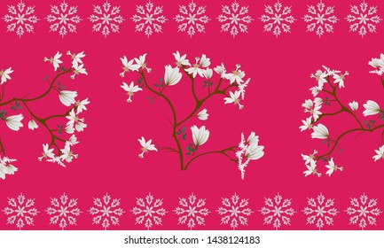 Floral pattern for wallpaper, prints design. Flower background