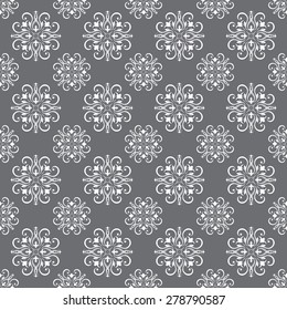 Floral pattern wallpapers in the style of Baroque . Can be used for backgrounds and page fill web design. 