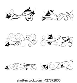 floral pattern with white background