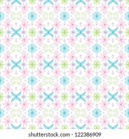 Floral pattern for your work, textiles, interior