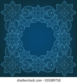 Floral pattern,invitation, ornament, winter background.
