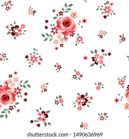 floral patterns with fine shading, vector illustrations, suitable for printing designs