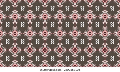 Floral patterns, geometric patterns Seamless patterns for textiles, wallpaper, clothing, curtains, pillows, ceramic tile patterns.