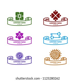 floral patterns logo and symbols 