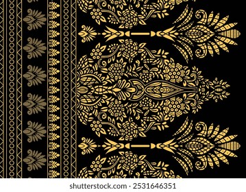 Floral Patterns with Seamless Leaf and Flower Motifs for Gift Wraps and Textiles.
