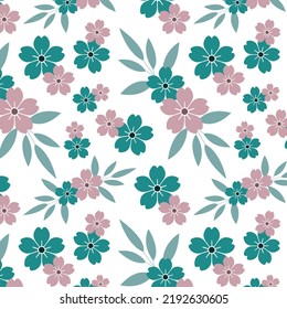 Patrones florales. Diseño de vectores para papel, cubierta, tela, decoración interior y otros usuarios.