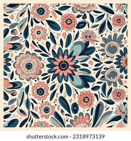 Floral patterns vector illustration art
