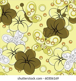 floral patterns for wallpaper, curtains, present paper and others