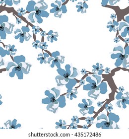 Floral pattern.Seamless vector textile texture.Colorful print