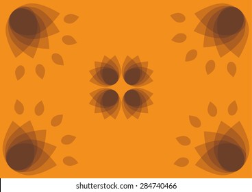 Floral Petals Abstract Background Vector