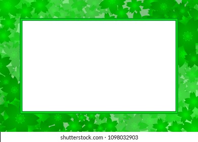 Floral picture frame