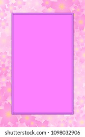 Floral picture frame