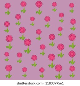 Floral pink background