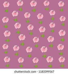 Floral pink background