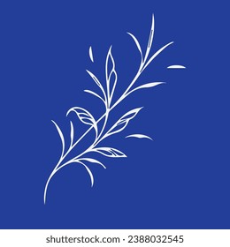 floral and plant concept vector suitable for tattoo art