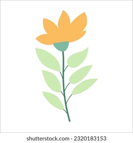 Floral plant element for beautiful design