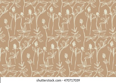floral plant pattern