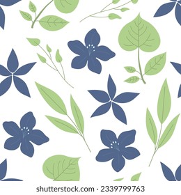 Planta floral sin fisuras para un diseño hermoso.