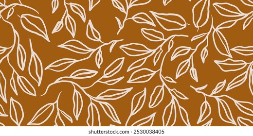 Floral print. Seamless pattern. Hand drawn style. Collage contemporary print. Fashionable template for design.
